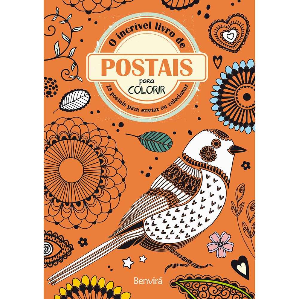 Livro - Postais para Colorir